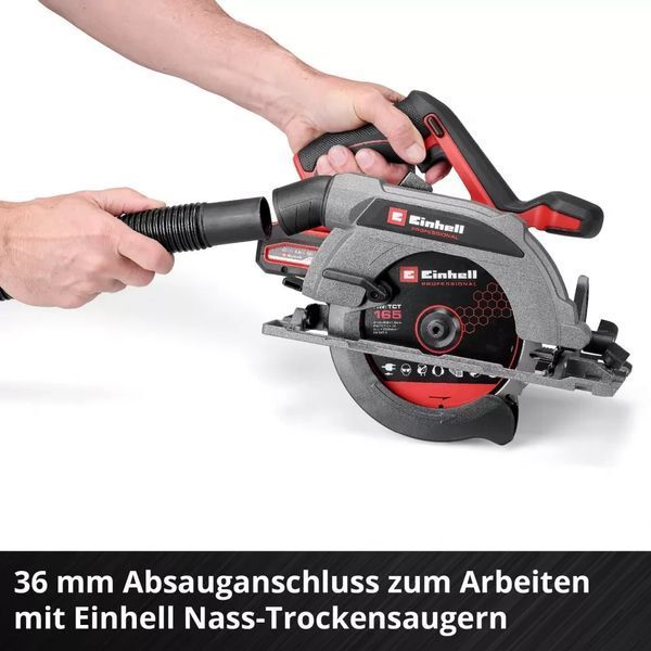 Акумуляторна ручна дискова пилка Einhell Professional TP-CS 18/165 Li BL - Solo 4331225 4331225 фото