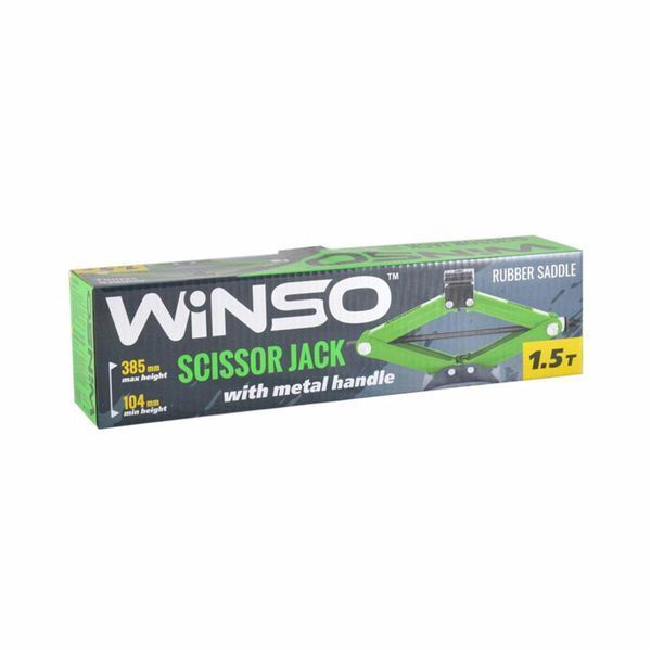 Домкрат ромбовий Winso 1,5т 104-385мм 121510 121510(L) фото