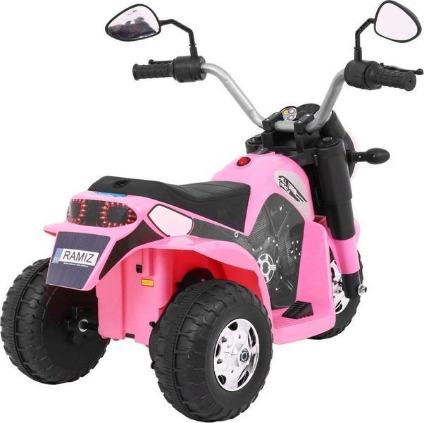 Дитячий акумуляторний мотоцикл RAMIZ MiniBike рожевий PA.JC916.ROZ фото