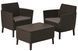 Комплект садових меблів Keter Salemo balcony set, коричневий 8711245158655 фото 1