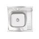 Кухонна мийка Brinex 6060-L 0,6 мм Satin (BRIN6060LSAT06) SD00054106 фото 1