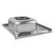 Кухонна мийка Brinex 6060-L 0,6 мм Satin (BRIN6060LSAT06) SD00054106 фото 4