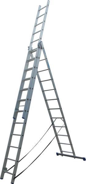 Драбина ELKOP 3-секц. розкл. 3*12сх. 3,21-7,27м VHR H VHR H 3*12 фото