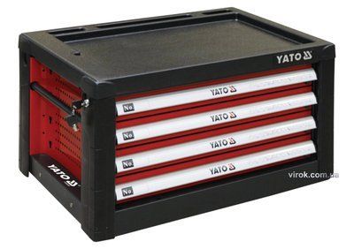 Шафа для майстерні з 4 шуфлядами YATO до столу YT-08920; 690х 465х 400 мм [1] YT-09152 YT-09152 фото
