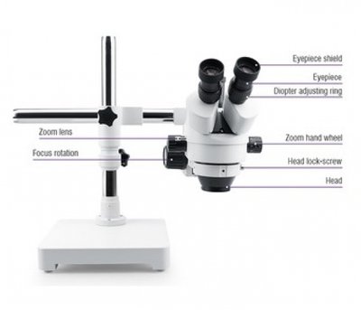 Цифровой микроскоп BAKKU BA-009T, кратность увеличения: 7-45X, мин. освещененость 2Lux, DC 12 V (500*490*300) U_12839 фото