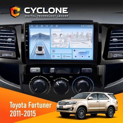 Штатна магнітола Toyota Fortuner 2011-2015 Cyclone C9-012 4x64 DSP 4G НФ-00008055 фото