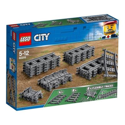 Конструктор LEGO City Рейки 60205L фото