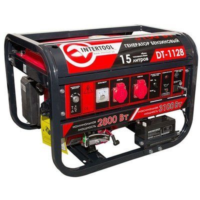 Генератор бензиновий INTERTOOL DT-1128 DT-1128 фото