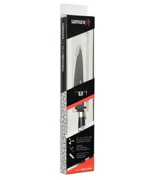 Ніж кухонний овочевий Samura Mo-V Stonewash 90 мм (SM-0010B) SM-0010B фото