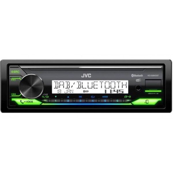 Автомагнітола 1 DIN JVC KD-X38MDBT 31228-car фото