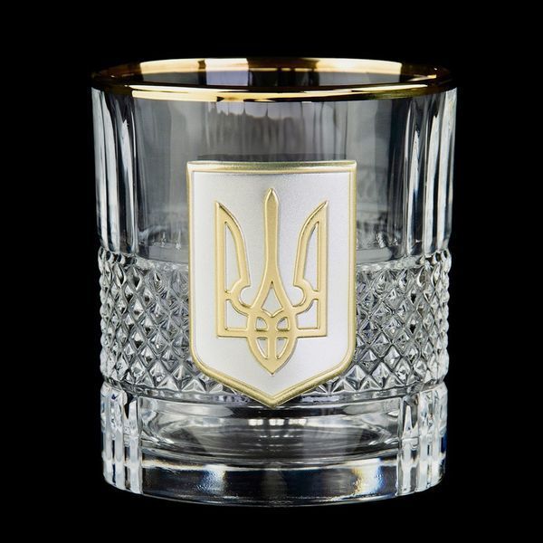 Набір для віскі BOSS CRYSTAL ТРИЗУБ 6 келихів із позолотою кришталь захисний лак B6TRY1GG/L B6TRY1GG/L фото