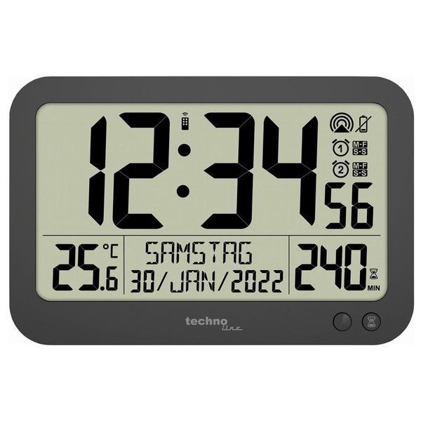 Годинник настінний Technoline WS8026 Black (WS8026) DAS302460 фото
