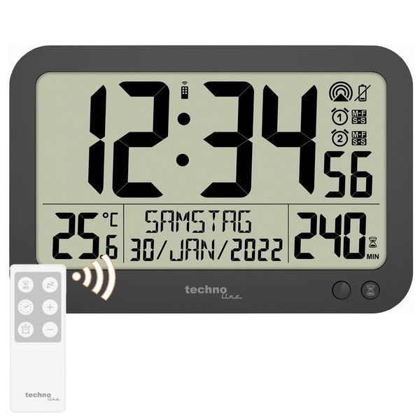 Годинник настінний Technoline WS8026 Black (WS8026) DAS302460 фото