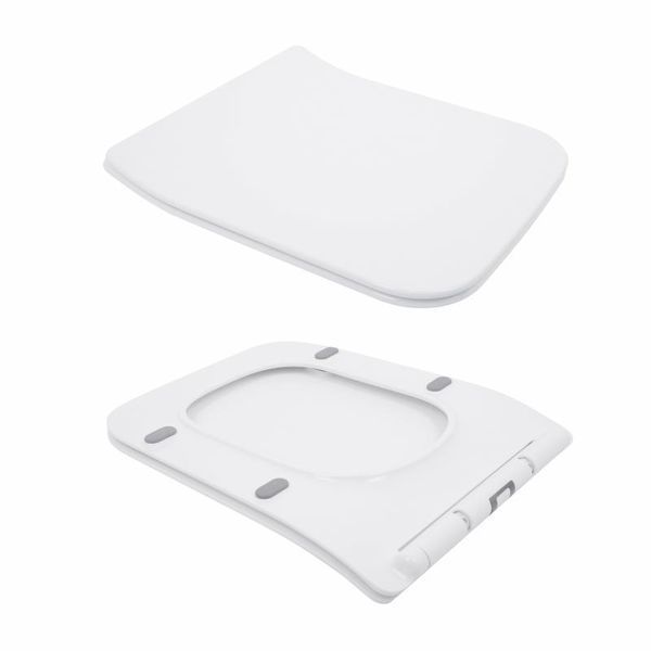 Унітаз-компакт Qtap Crow безобідковий з сідінням Soft-close QT05222170W SD00036221 фото