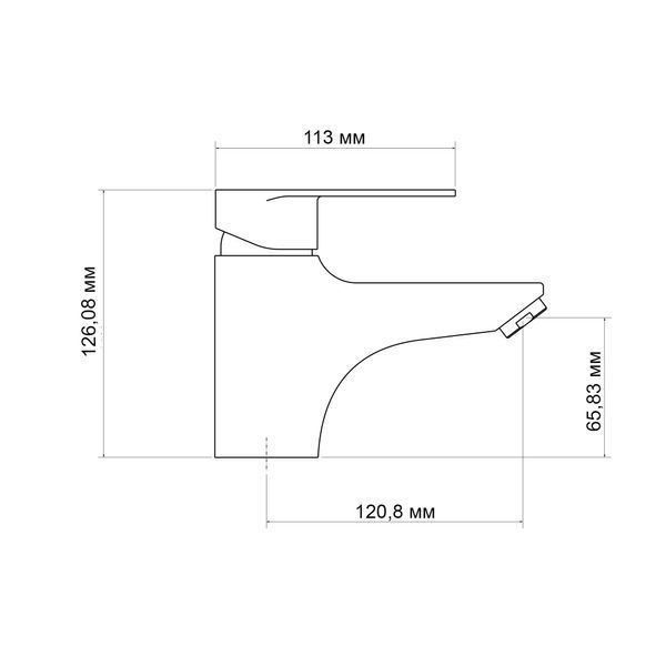 Змішувач для раковини Lidz Tani 001F1 (k40) LDTAN001F1CRM44957 Chrome SD00051081 фото