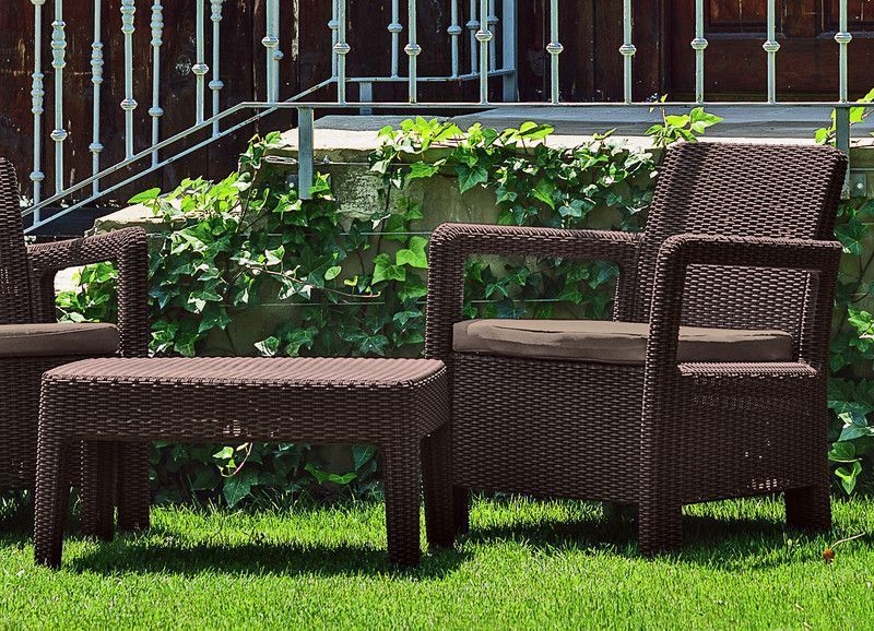 Комплект садових меблів Keter Tarifa Balcony, коричневий 3253929118043 фото