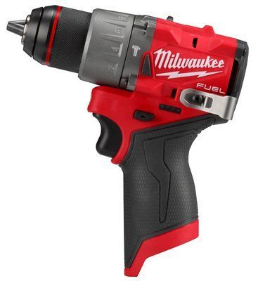 Дриль-шуруповерт з ударом акумуляторний безщітковий MILWAUKEE, M12 FPD2-0, 37/45Нм (каркас. кліпса для ременя, картонне пакуванн 4933479867 фото