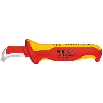 Ніж для видалення ізоляції Knipex 98 55, 180 мм із п'ятою 98 55 фото