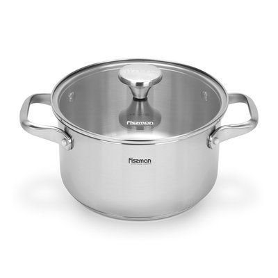 Каструля з неіржавкої сталі 3,1 л/20 см Master chef 15096 15096 фото
