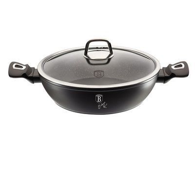 Сотейник Berlinger Haus Black Silver Collection 28 см з кришкою (BH-1850) BH-1850 фото