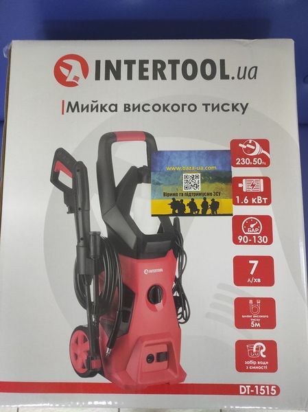 Мийка високого тиску INTERTOOL DT-1515 DT-1515 фото