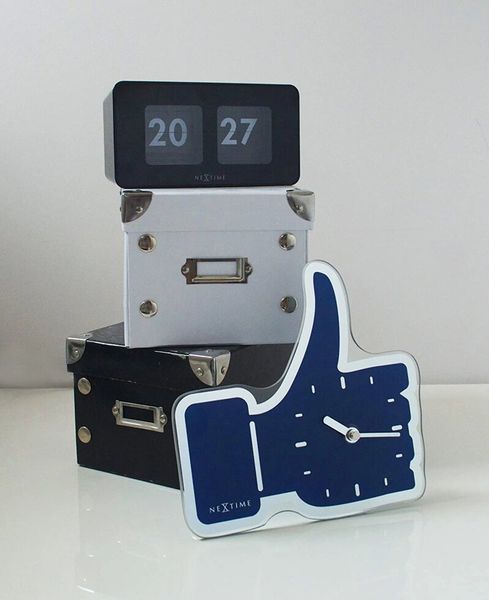 Настінний годинник Thumbs Up!, синій 23х20 см 3072BL-SD-30 фото
