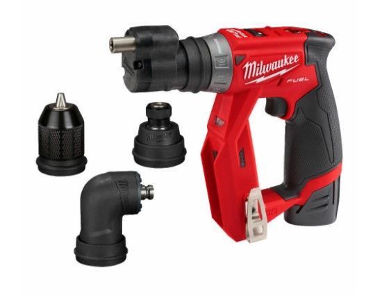 Дриль-шуруповерт акумуляторний безщітковий MILWAUKEE, M12 FDDXKIT-202X, 34Нм (зарядний пристрій С12 С, 2 акумулятор М12 В2 2Аг, 4933464979 фото
