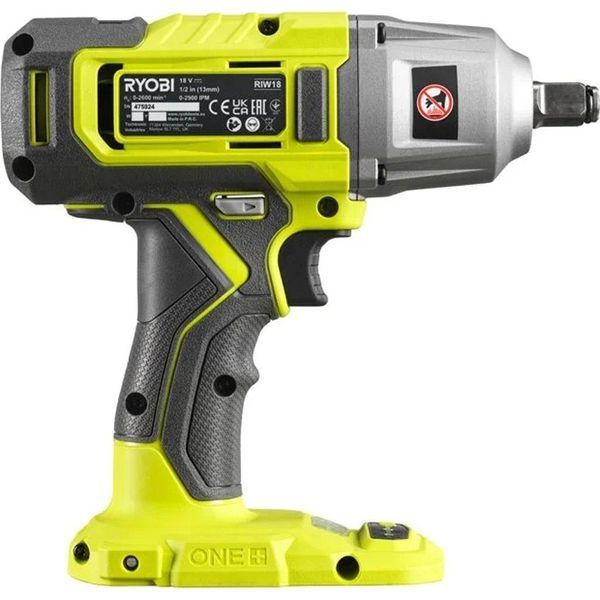 Гайковерт ударний акумуляторний Ryobi ONE+ RIW18-1C20SA3 18В АКБ 1х2А&middot;год 5133005664 1/2" 3 швидкості 1.7 5133005664 фото