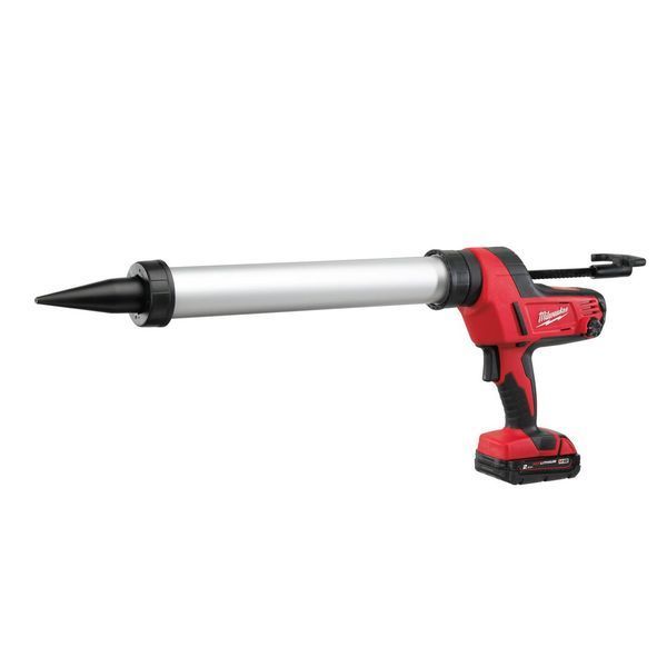 Пістолет для герметиків акумуляторний MILWAUKEE, C18 PCG/600T-201B, 600мл (зарядний пристрій М12-18 С, 1 акумулятор М18 В 2Аг, п 4933441808 фото