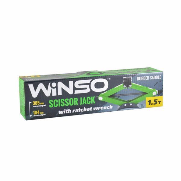 Домкрат ромбовий Winso 1,5т 104-385мм 121520 121520(L) фото