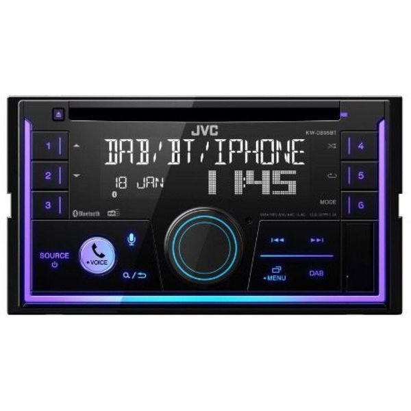 Універсальна автомагнітола 2-DIN JVC KW-DB95BT 34212-car фото