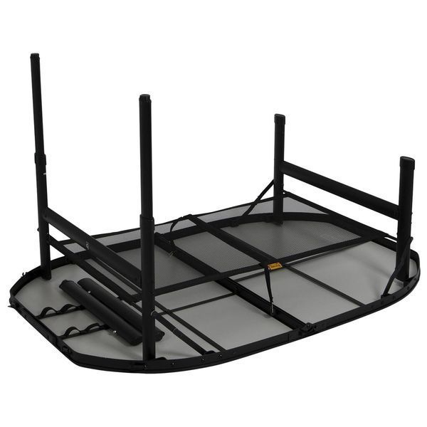 Стіл Bo-Camp Northgate Oval 120x80 cm Black/Grey (1404187) DAS302568 фото