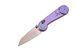 Ніж-антистрес Hightron EdgePlay дамаск з міддю титан TC4 HT01PURP HT01PURP фото 1