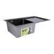 Мийка для кухні інтегрована Lidz Handmade H7849BR крило праворуч (LIDZH7849BRPVD3008) Brushed Black PVD SD00049749 фото 3