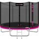 Батут THUNDER OUTSIDE PRO з зовнішньою сіткою 10 футів 305 см чорно-рожевий OUTSIDE-PRO-10FT-PINK фото 1