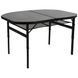 Стіл Bo-Camp Northgate Oval 120x80 cm Black/Grey (1404187) DAS302568 фото 1