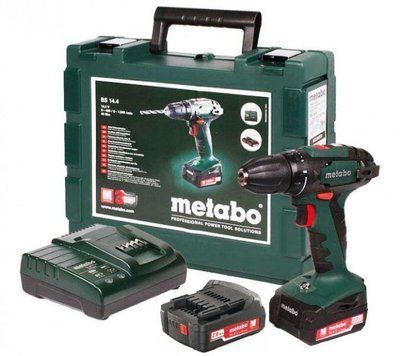 Акумуляторний шурупокрут Metabo BS 14,4 (2.0 А&middot;год) 602206540 602206540 фото