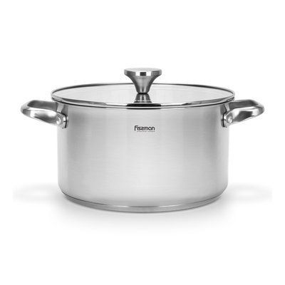 Каструля з неіржавкої сталі 5,4 л/24 см Master chef 15097 15097 фото
