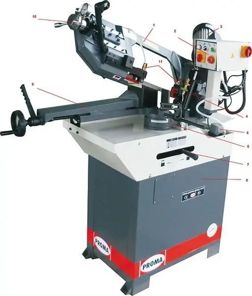 Стрічкопильний верстат PROMA PPS-220H 25022004 25022004 фото
