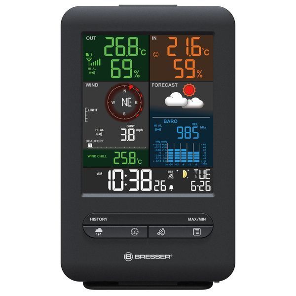 Метеостанція Bresser Weather Center 5-in-1 Beaufort (7002525) 930212 фото