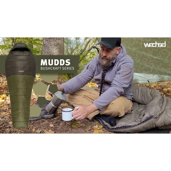 Спальний мішок Wechsel Mudds Autumn 0&deg; M TL Olive/Mud Green Left (232050) DAS302761 фото
