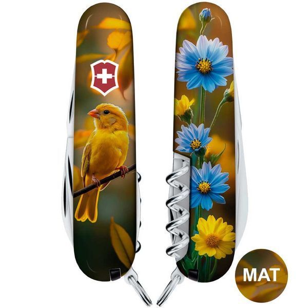 Складаний ніж Victorinox SPARTAN UKRAINE Золота пташка 1.3603.7.T3170pw 1.3603.7_T3170pw фото