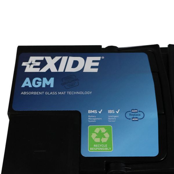 Автомобільний акумулятор EXIDE Start-Stop AGM (EK820) 82Аh 800A R+ EK820 фото