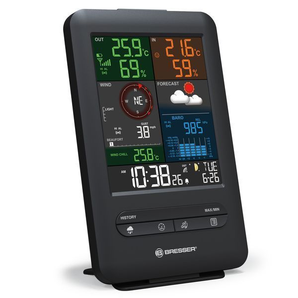 Метеостанція Bresser Weather Center 5-in-1 Beaufort (7002525) 930212 фото