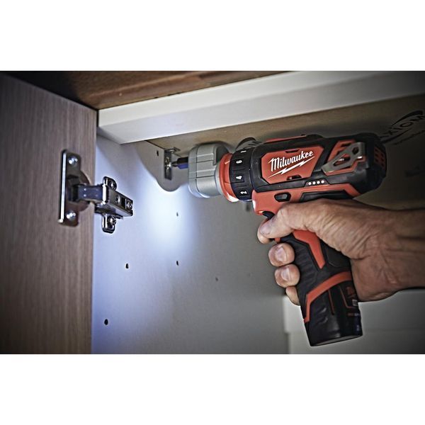 Дриль-шуруповерт акумуляторний MILWAUKEE, M12 BDDXKIT-202C, 32Нм (зарядний пристрій С12 С, 2 акумулятори М12 В2 2Аг, 3 насадки, 4933447836 фото