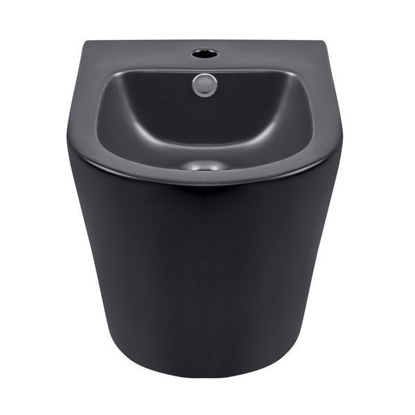 Біде підвісне Qtap Scorpio 515x360x345 Matt black QT1455053FMB SD00042531 фото