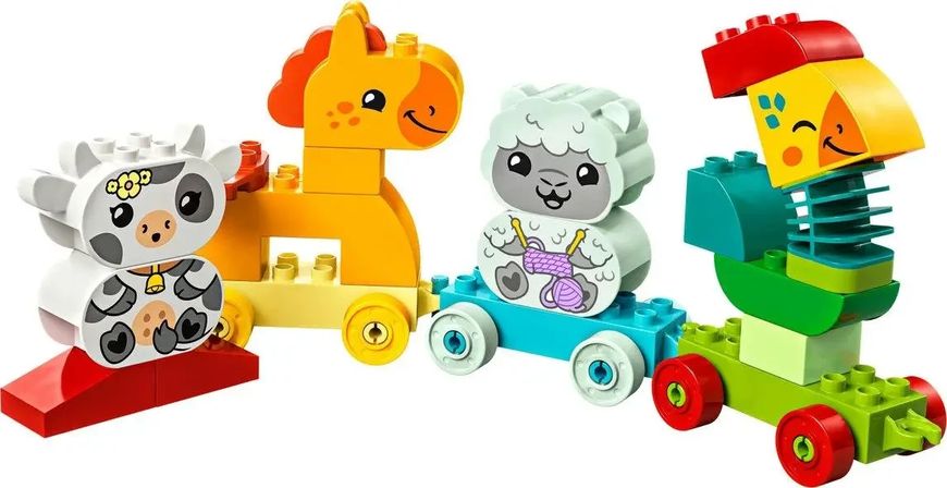 LEGO® DUPLO® Мій перший потяг до тварин 10412 — Розвивайте фантазію й моторику з кожним кубиком 10412L фото