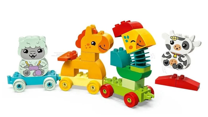 LEGO® DUPLO® Мій перший потяг до тварин 10412 — Розвивайте фантазію й моторику з кожним кубиком 10412L фото