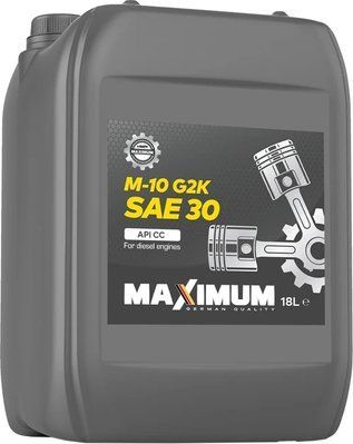 Моторна олива Maximum М-10Г2К SAE 30 CС 18 л (СТ-00149627) СТ-00149627 фото