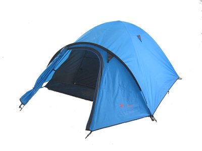 Туристическая палатка 3-х местная TRAVEL 3, синий 4001831143160_3 фото